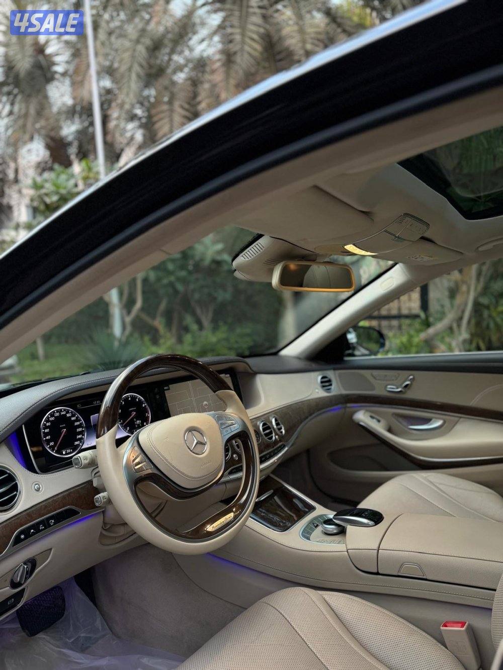 للبيع مرسيدس S400 موديل 2015 وارد البشر صبغ الوكالة8