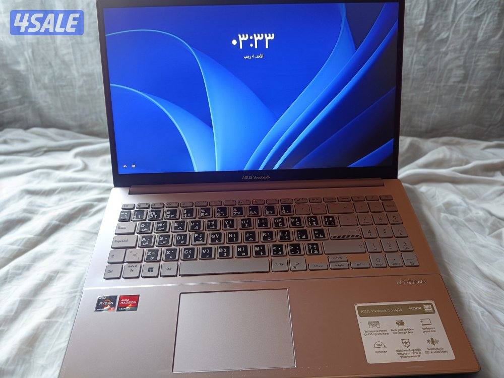 ASUS Vivobook Ryzen 5 استخدام خفيف جدا0