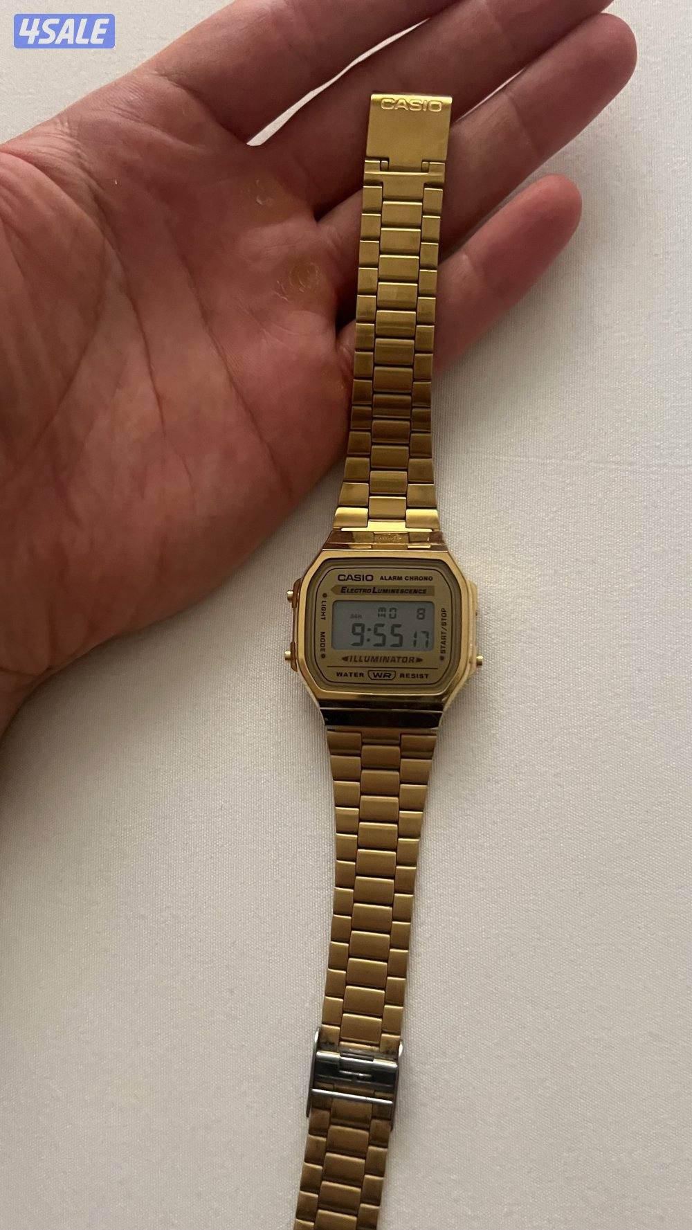 Vintage gold casio watch - ساعه كاسيو فينتج ذهبي1
