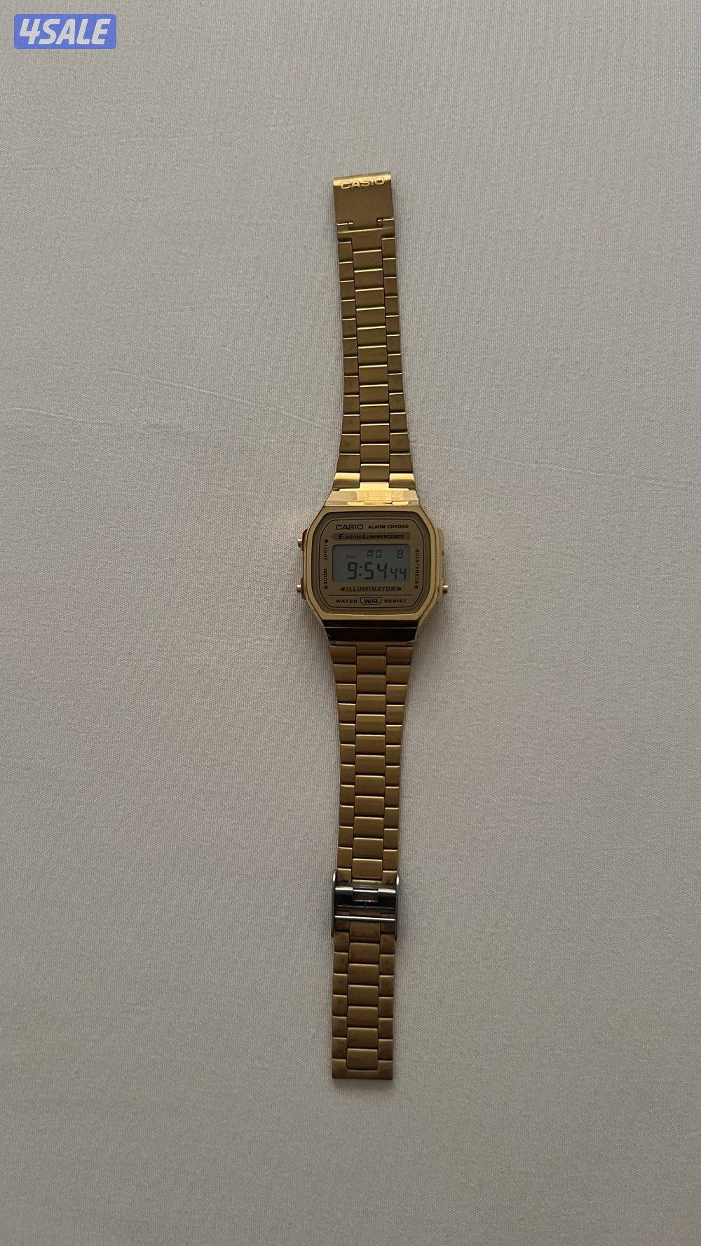 Vintage gold casio watch - ساعه كاسيو فينتج ذهبي2