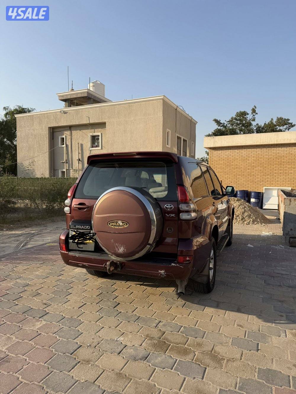 برادو 2007 شرط الفحص صبغ وكالة معادا زلوق بسيطة ماشي 284 الف3