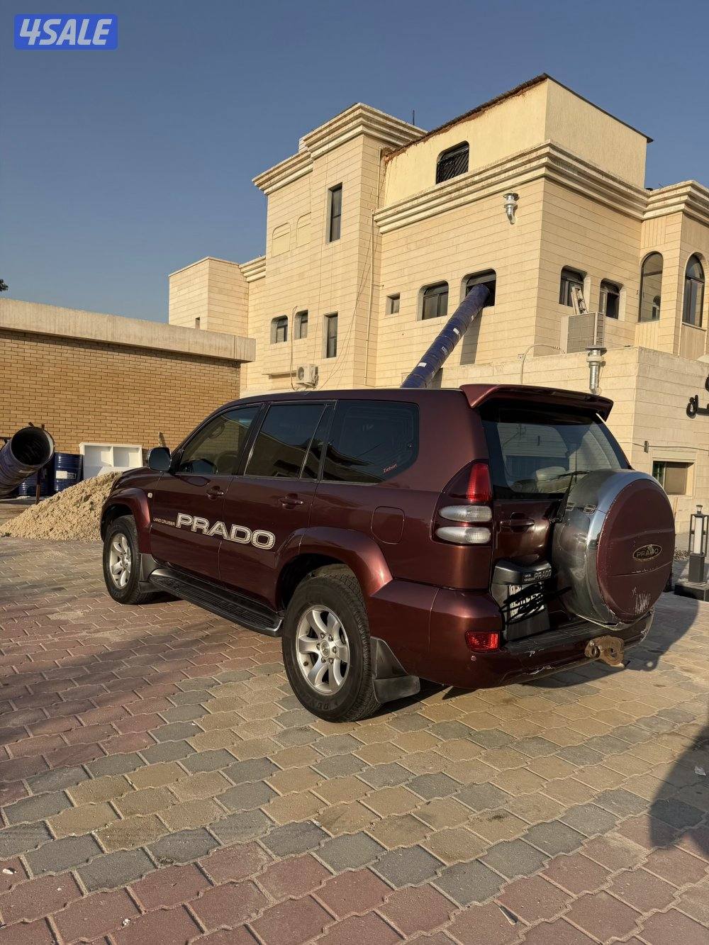 برادو 2007 شرط الفحص صبغ وكالة معادا زلوق بسيطة ماشي 284 الف4