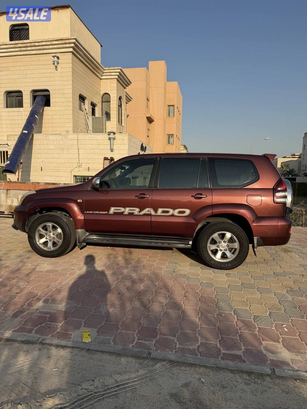 برادو 2007 شرط الفحص صبغ وكالة معادا زلوق بسيطة ماشي 284 الف5