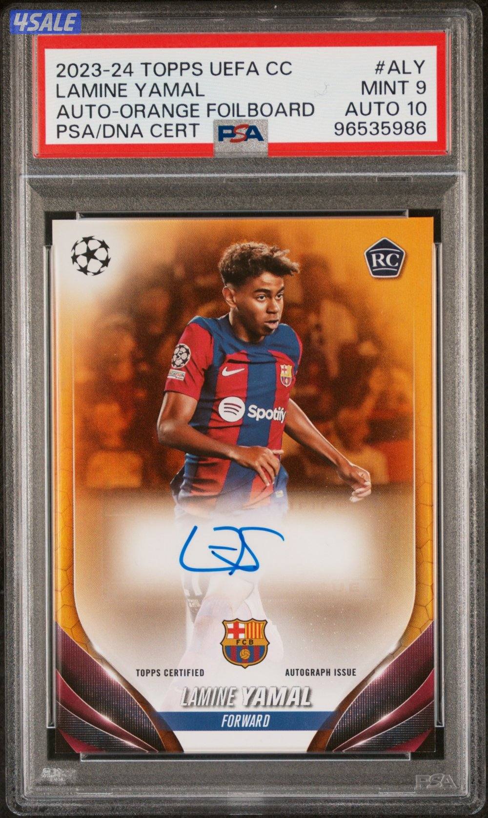 LAMINE YAMAL AUTO-ORANGE FOILBOARD /250