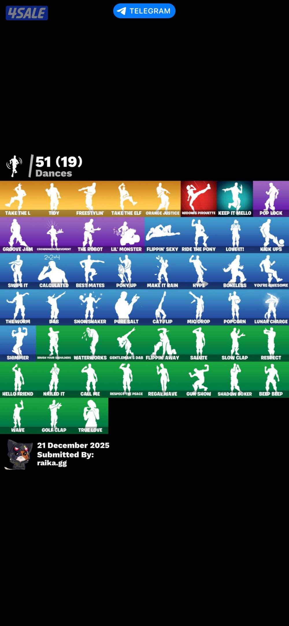 حساب فورت نايت نادر ضمان مدى8