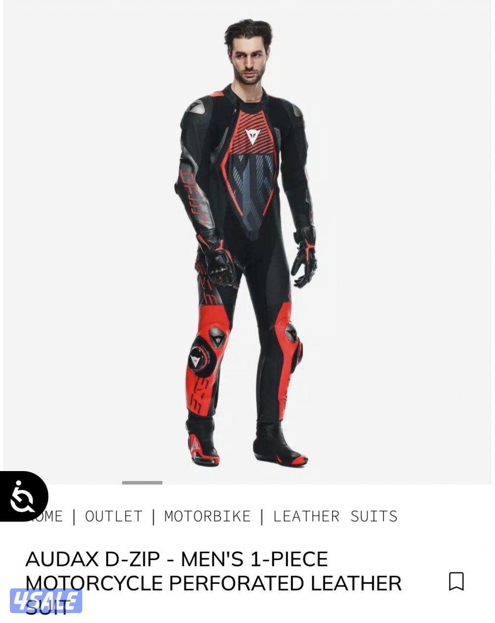 Dainese Audax D zip   Perforated race suit - Brand  new -1