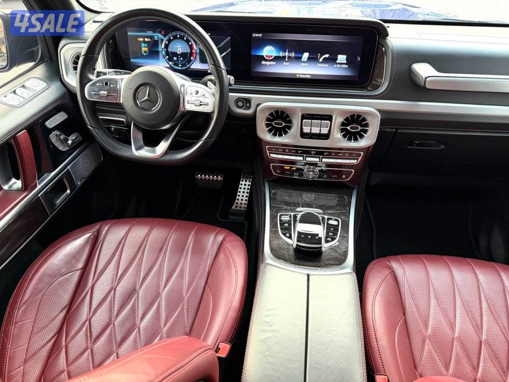 مرسيدس جي كلاس 500 موديل 2021 عداد 80 الف سيرفيس منتظم صبغ الوكالة1