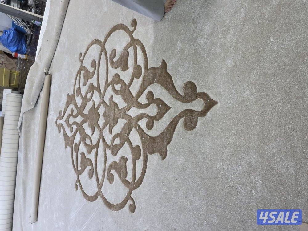 سجاد حفر يدوي تصميم حسب الطلب0