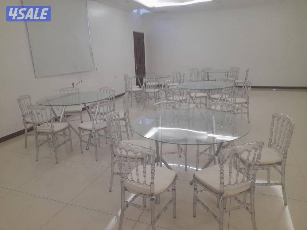 تاجير كراسي مخمل  و كنبات مع طاولاتهم -دي جي -كوش -تصوير -فاليه -زينه15