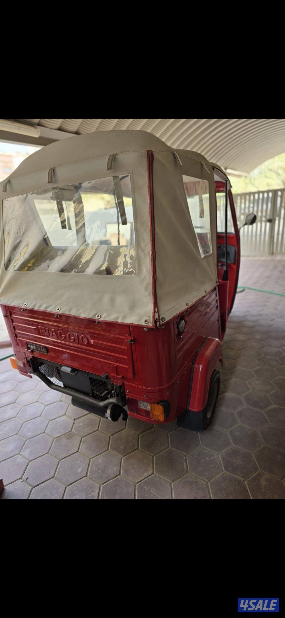 للبيع : توك توك بياجو ape city بانزين جير وكلج بحالة ممتازة9