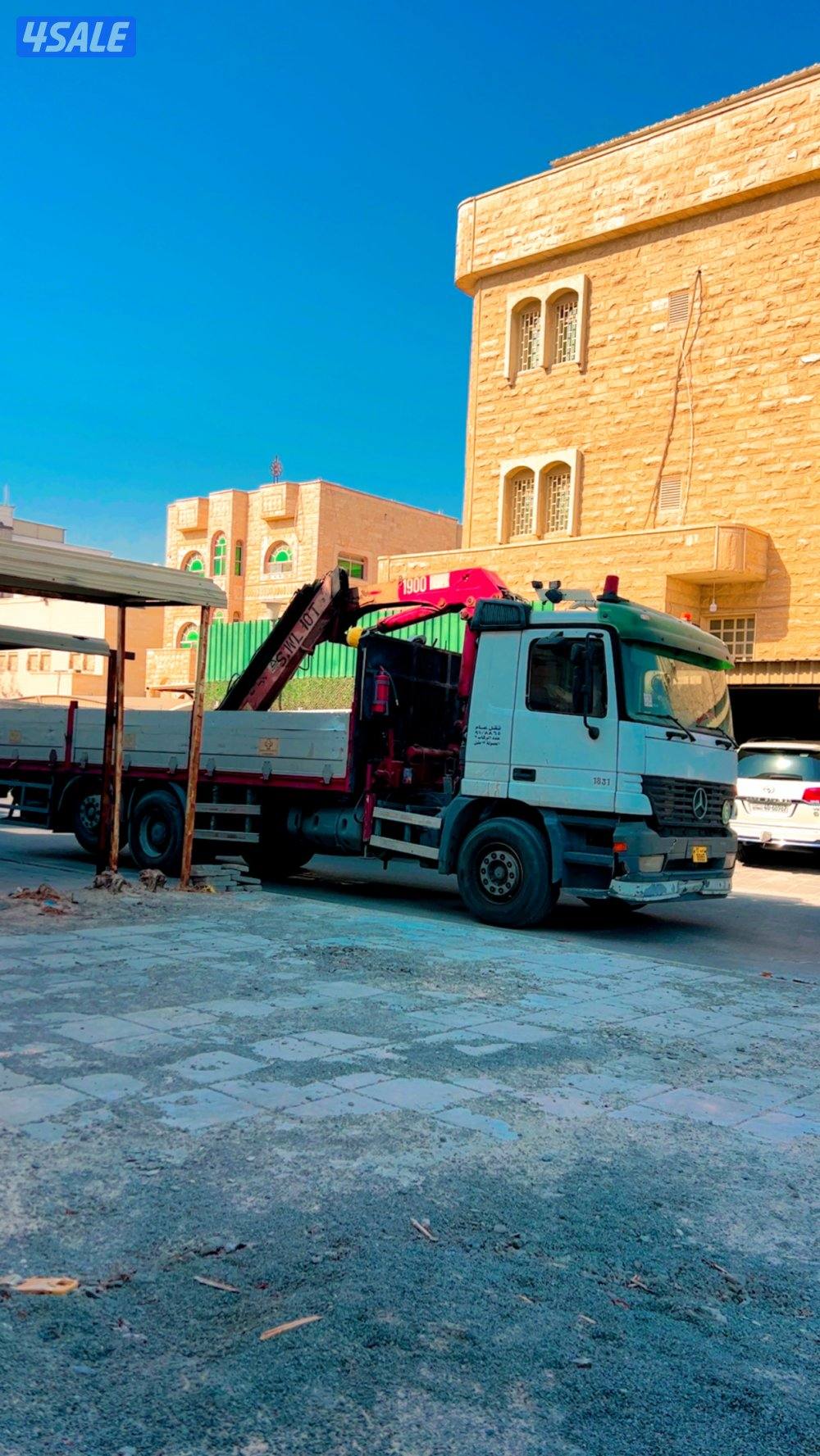 لوري كرين سطحه كرين نقل جميع انواع العدات نقل شاليهات9