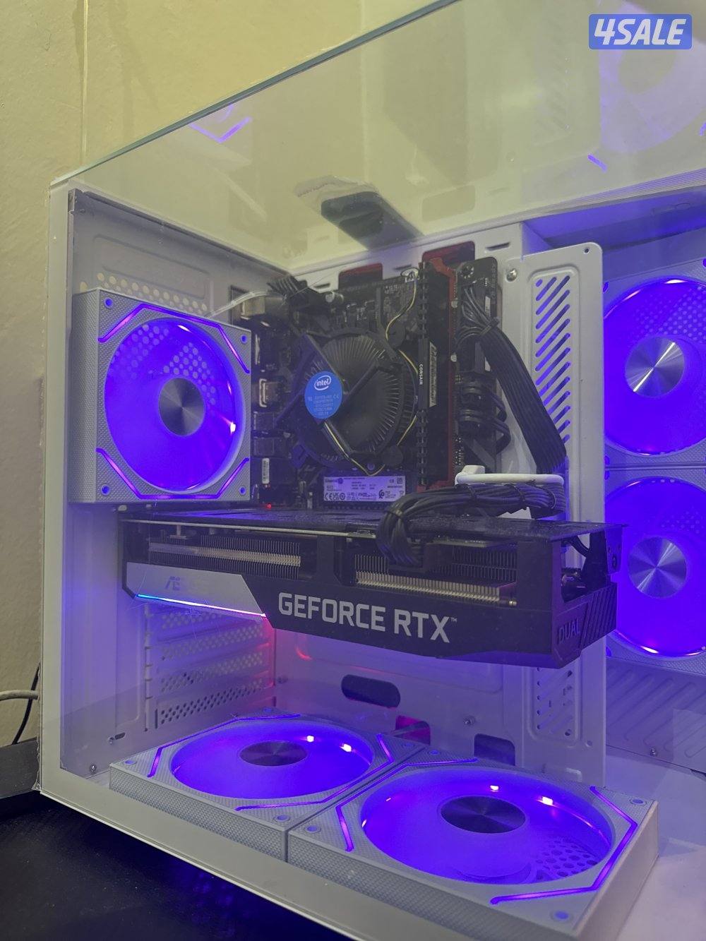 للبيع بي سي 3060 ti شبه الجديد 💥 التواصل واتس مراح اقصر معاك4