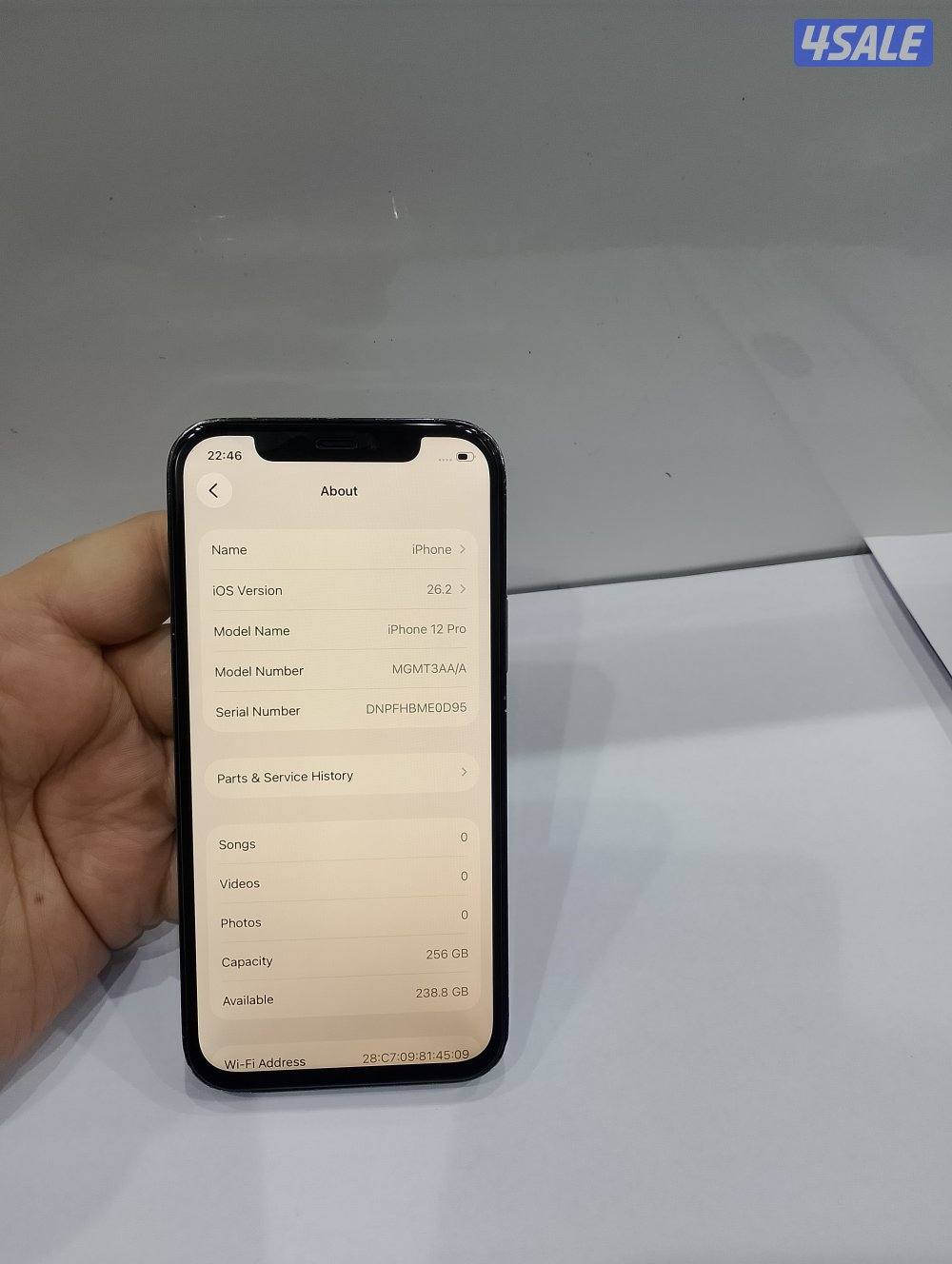 ايفون 12pro جيجا 256 زيرو ضريبه مصر5