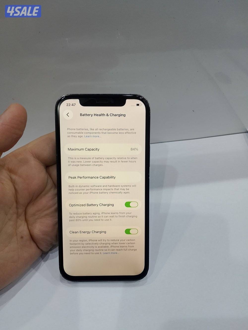 ايفون 12pro جيجا 256 زيرو ضريبه مصر7