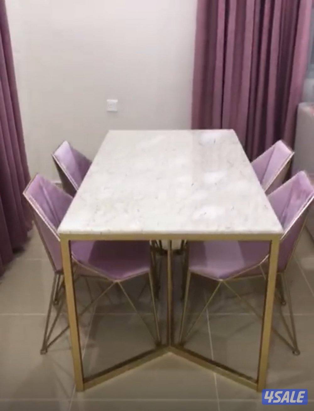 طاوله طعام رخام للبيع0