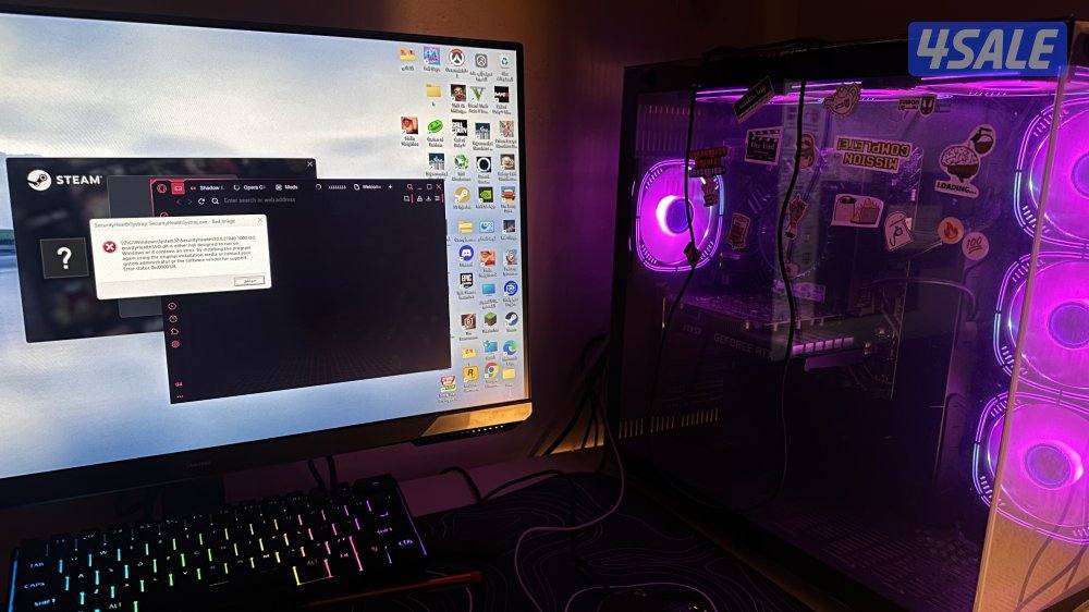 بي سي مع كامل اغراضه للبيع0