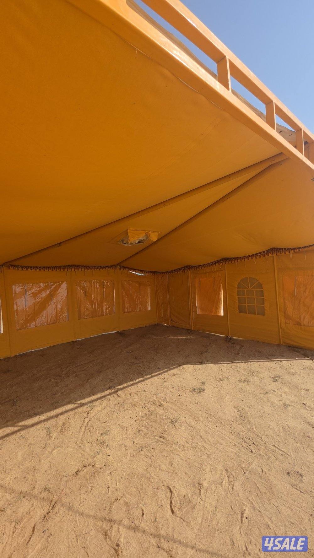 للبيع مقدمات الصباح الشراع ٣ عمد ١١ف٥ مستخدمه موسمين ونضيفه اصفر ساده4