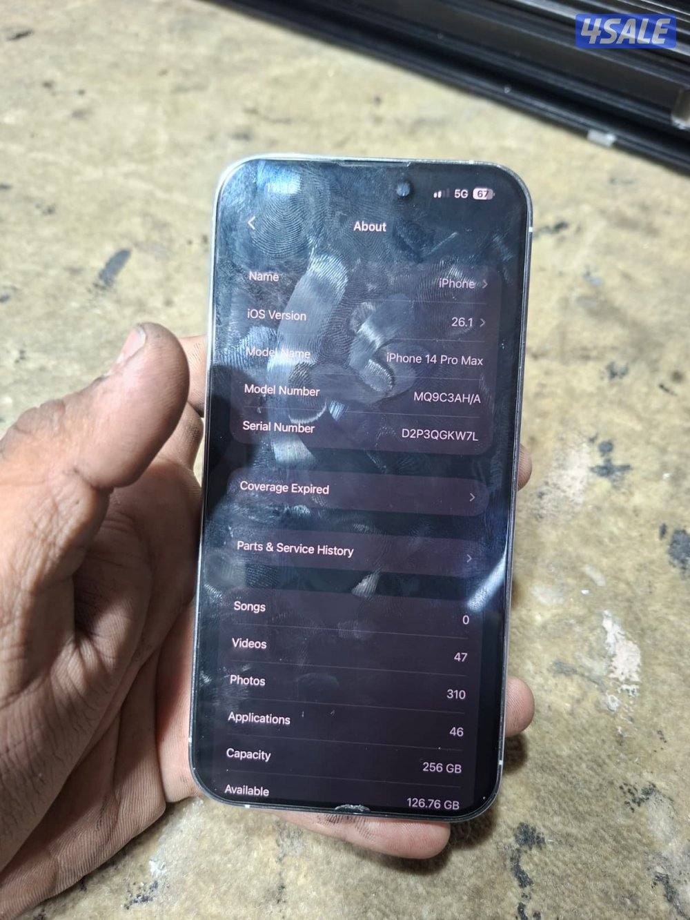 iPhone 14 Pro Max 256gb6