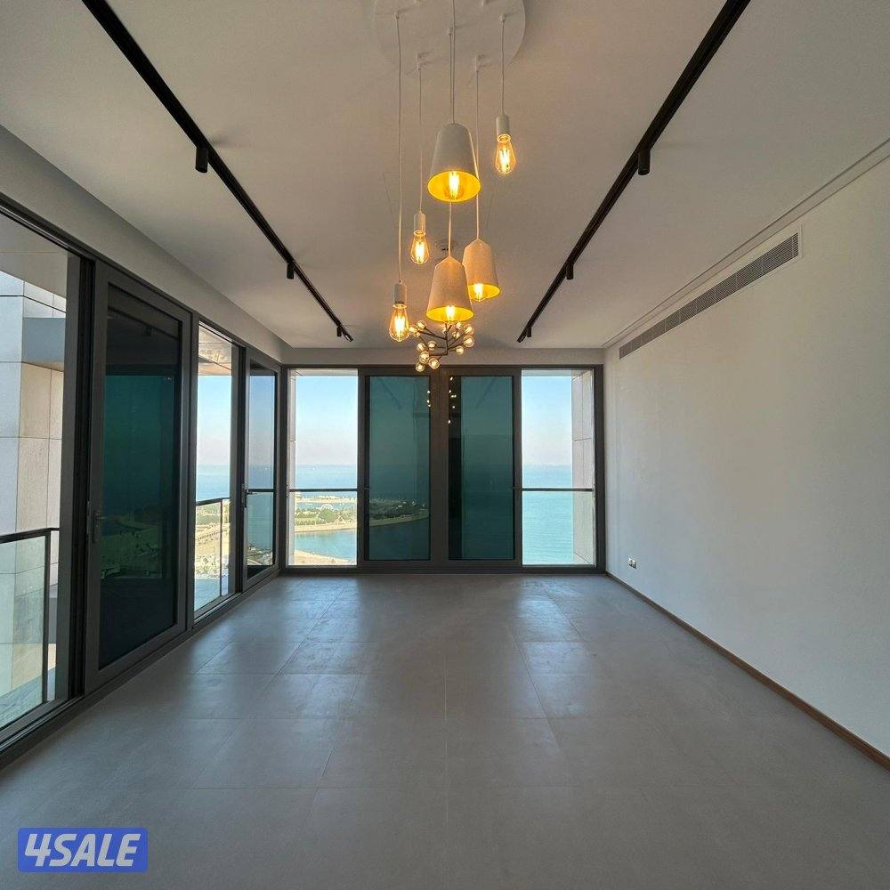 شقة إطلالة بحرية أول ساكن للإيجار في ضاحية حصة المبارك0