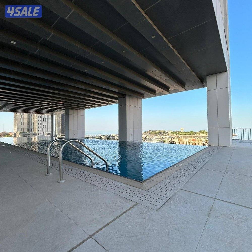 شقة إطلالة بحرية أول ساكن للإيجار في ضاحية حصة المبارك9