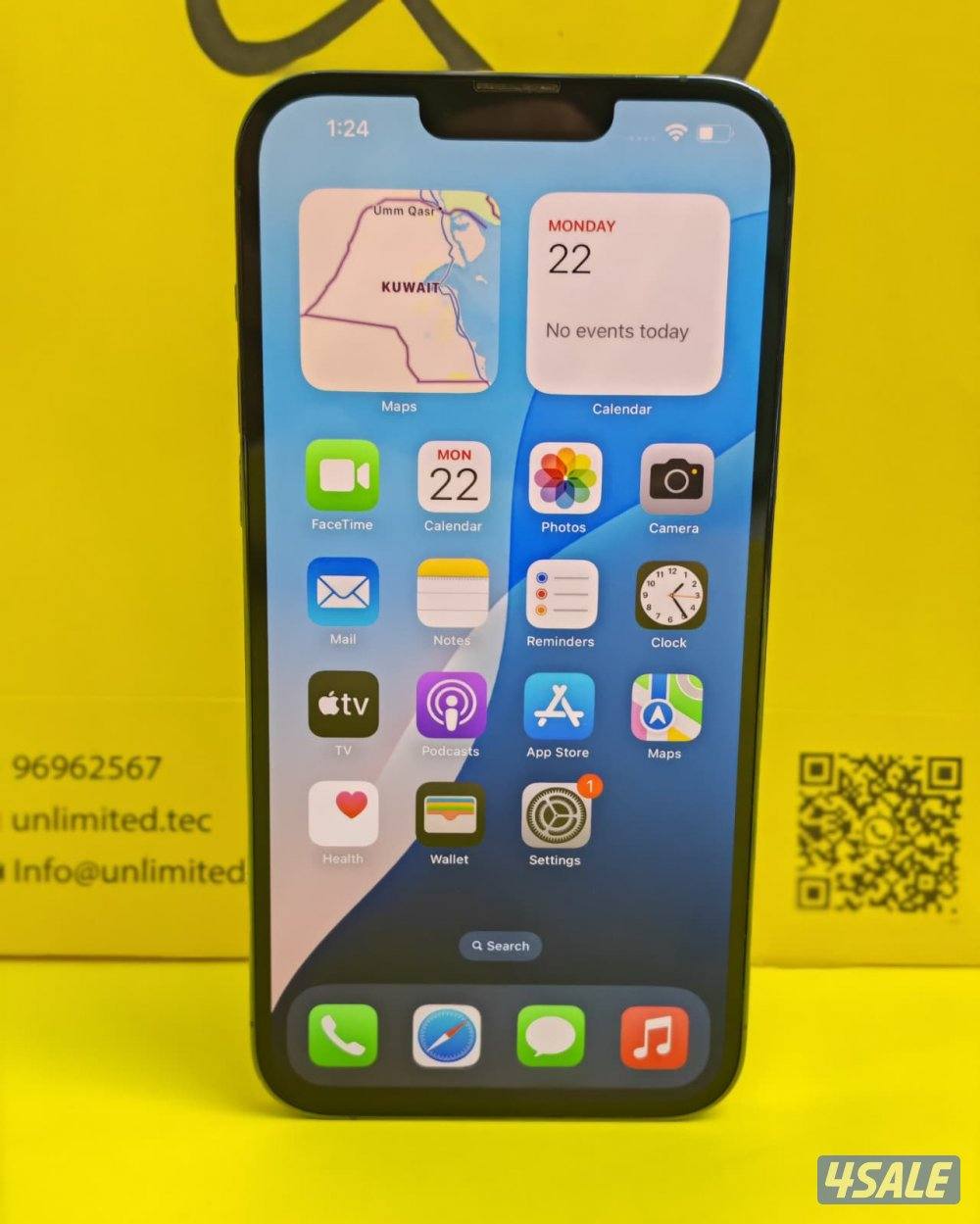 ايفون 13 برو ماكس – 128 جيجا – أزرق  iPhone 13 Pro Max 128GB Blue3