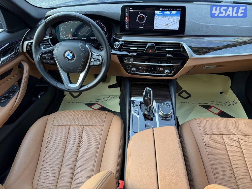 بي ام دبليو 520i موديل 2022 عداد 37 الف كفالة وسيرفيس مجاني صبغ وكالة1