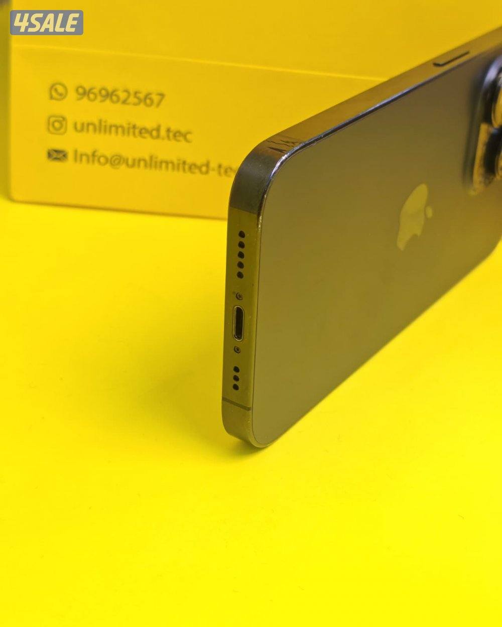 ايفون 14 برو – 256 جيجا – أسود  iPhone 14 Pro 256GB Black5