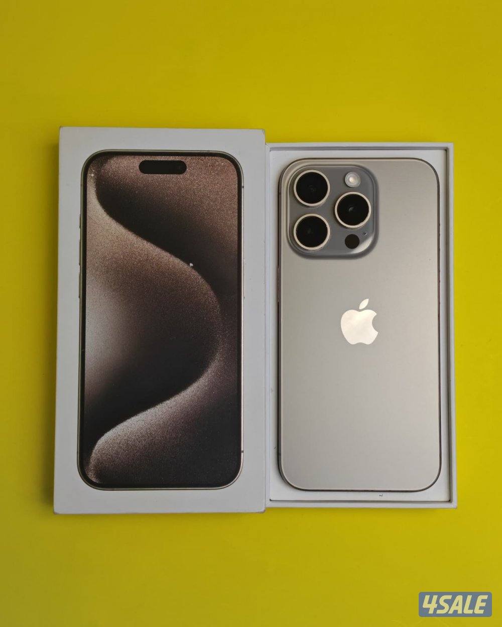ايفون 15 برو – 512 جيجا – تيتانيوم طبيعي  iPhone 15 Pro 512GB Natural0