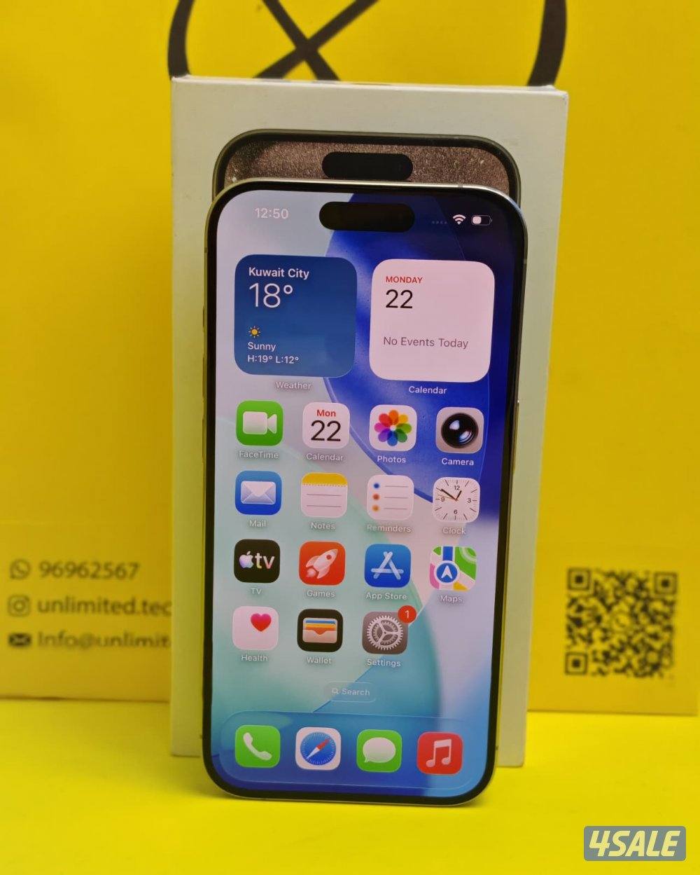 ايفون 15 برو – 512 جيجا – تيتانيوم طبيعي  iPhone 15 Pro 512GB Natural7