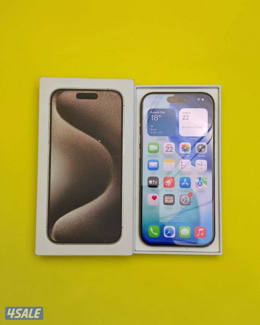 ايفون 15 برو – 512 جيجا – تيتانيوم طبيعي  iPhone 15 Pro 512GB Natural10