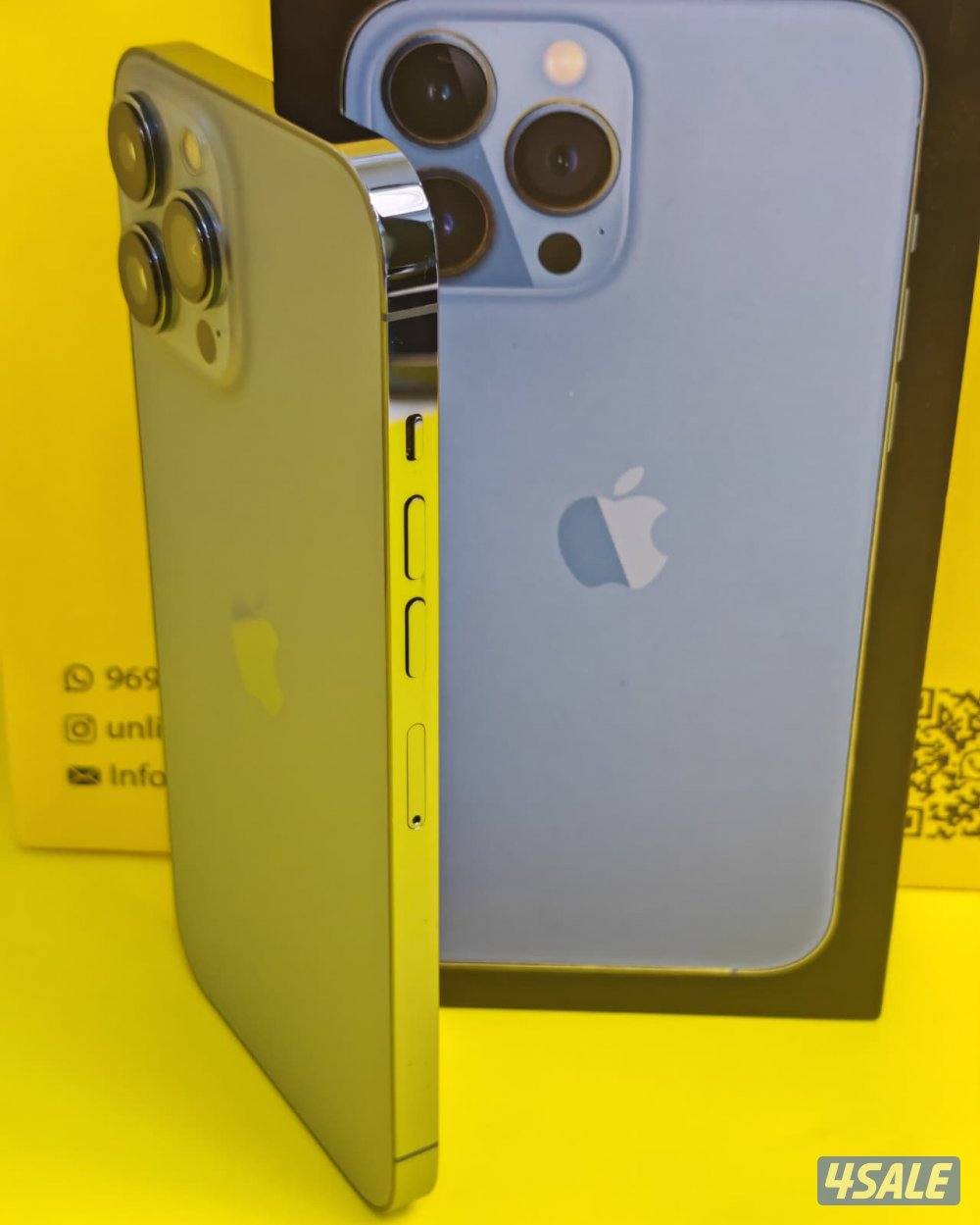 📱 ايفون 13 برو ماكس – 1 تيرا بايت – أزرق  iPhone 13 Pro Max 1TB Blue3