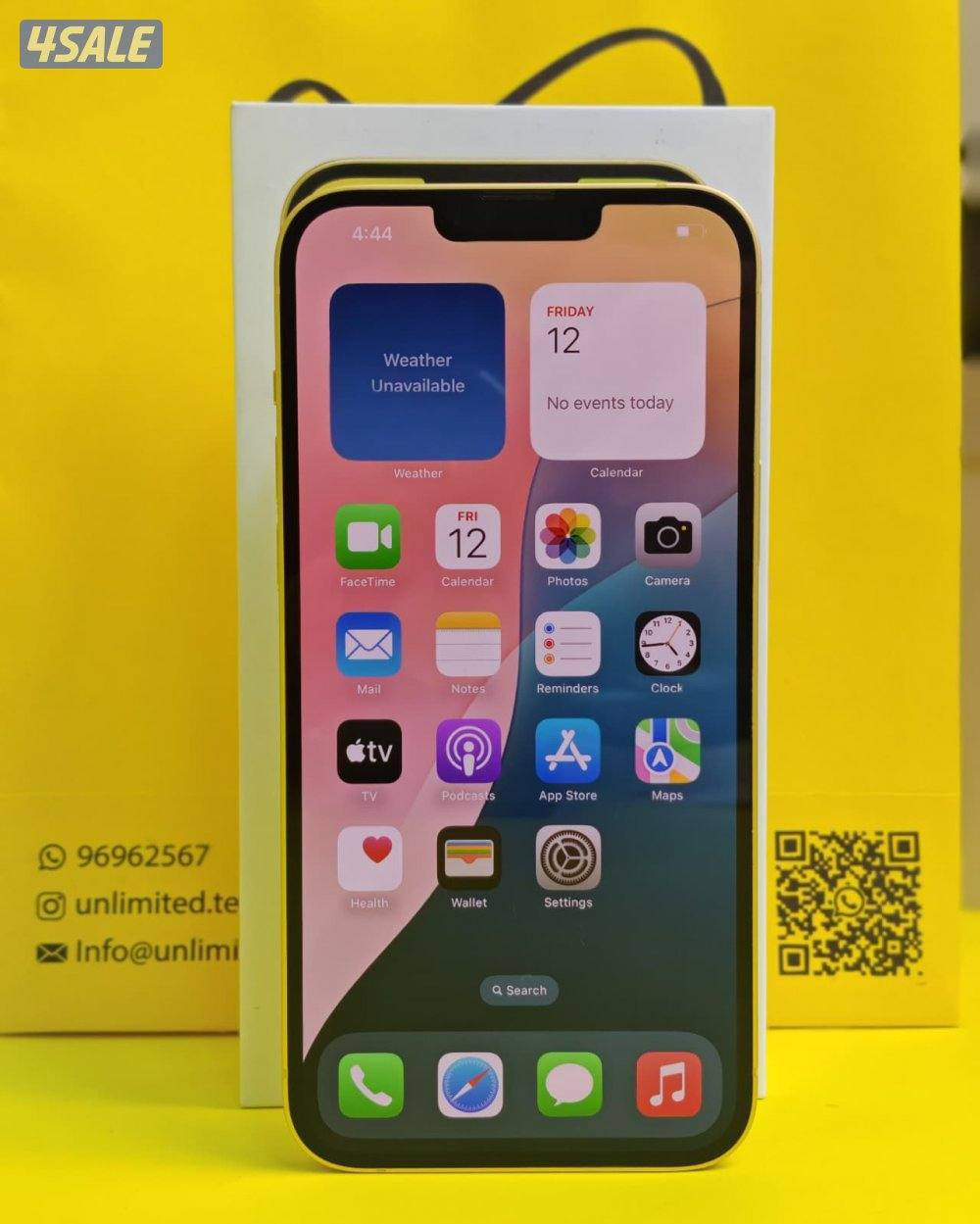ايفون 14 بلس – 256 جيجا – أصفر  iPhone 14 Plus 256GB Yellow4
