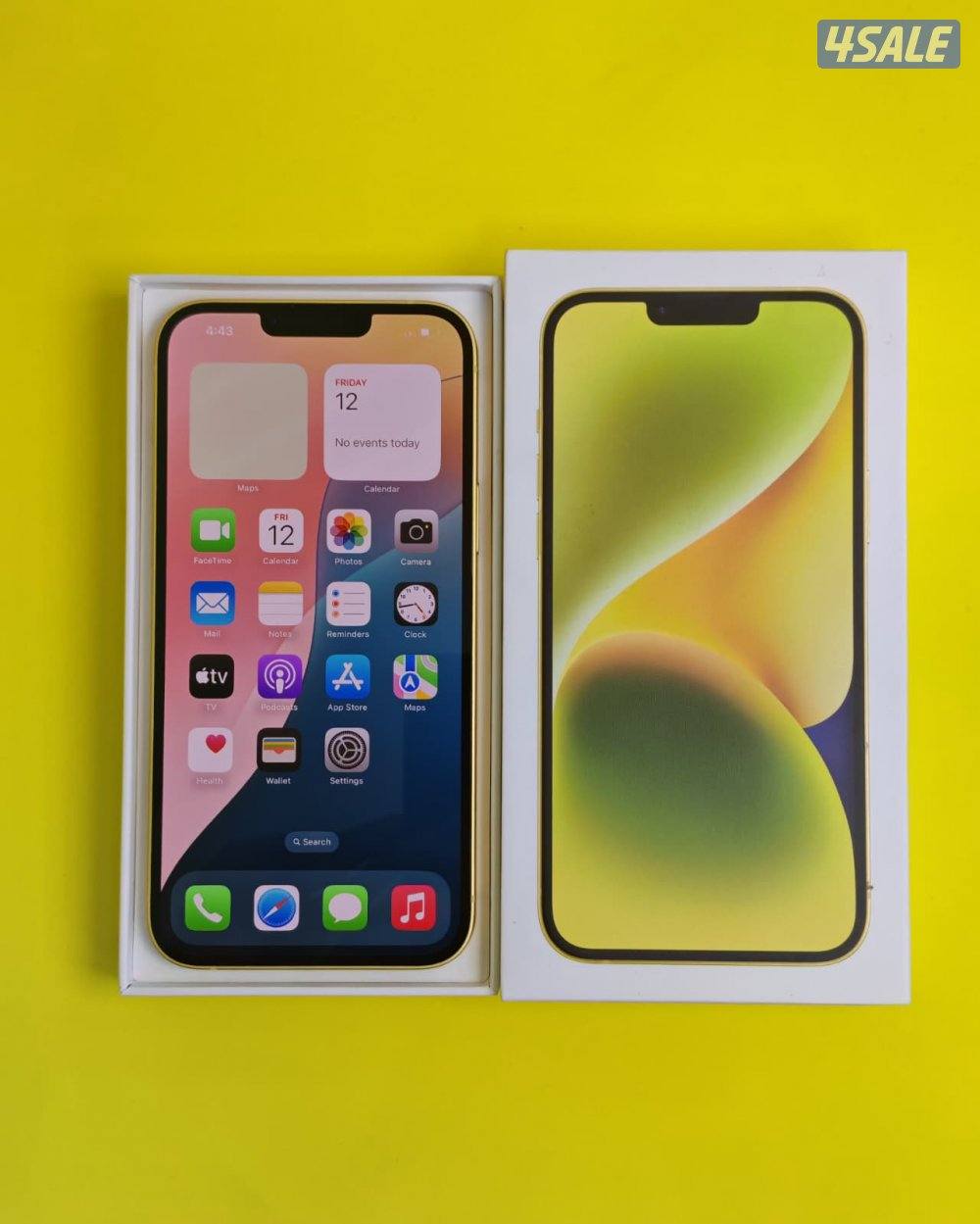 ايفون 14 بلس – 256 جيجا – أصفر  iPhone 14 Plus 256GB Yellow6