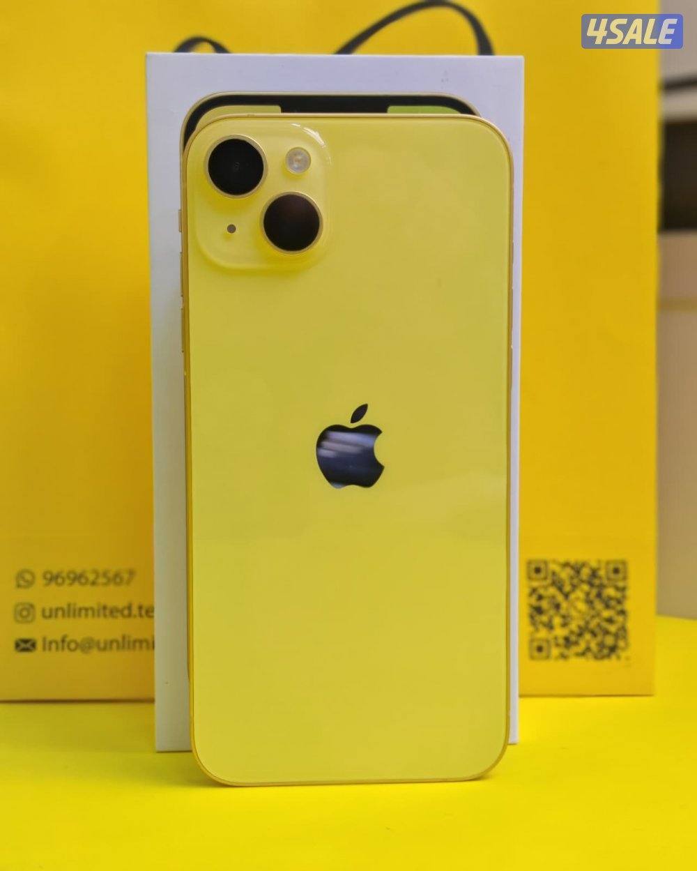 ايفون 14 بلس – 256 جيجا – أصفر  iPhone 14 Plus 256GB Yellow7