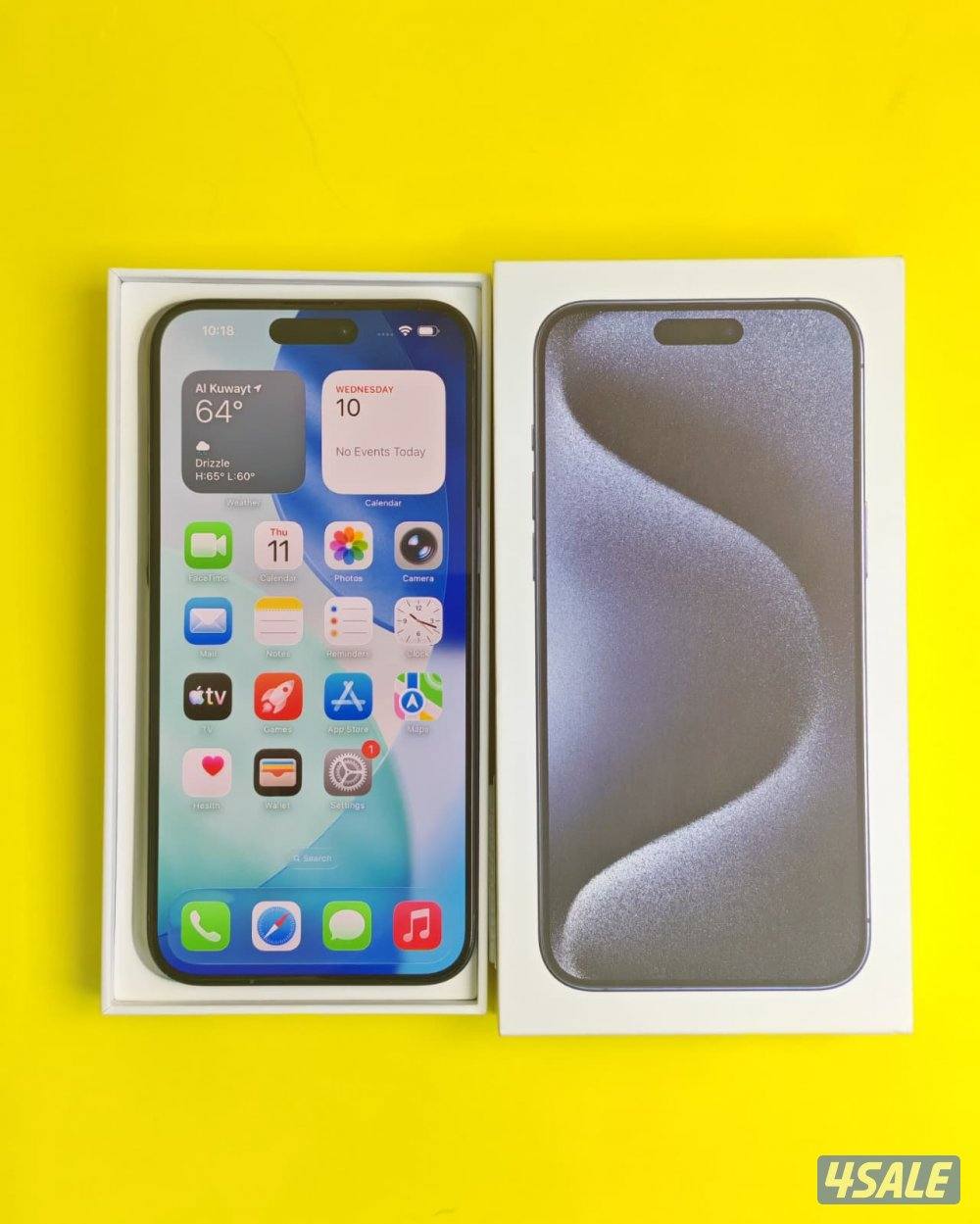 ايفون 15 برو ماكس – 256 جيجا – تيتانيوم أزرق  iPhone 15 Pro Max 256GB8