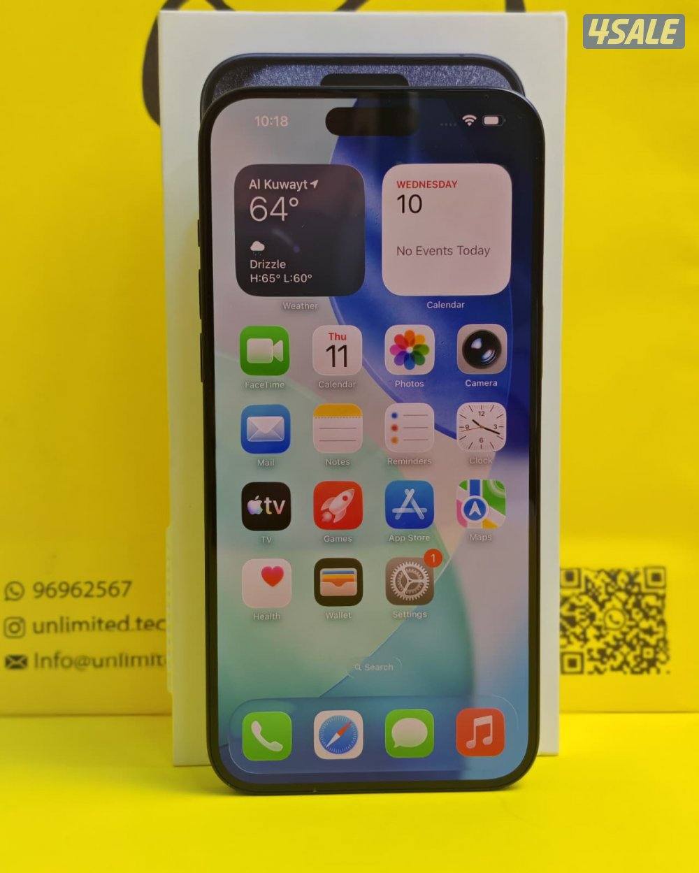 ايفون 15 برو ماكس – 256 جيجا – تيتانيوم أزرق  iPhone 15 Pro Max 256GB7