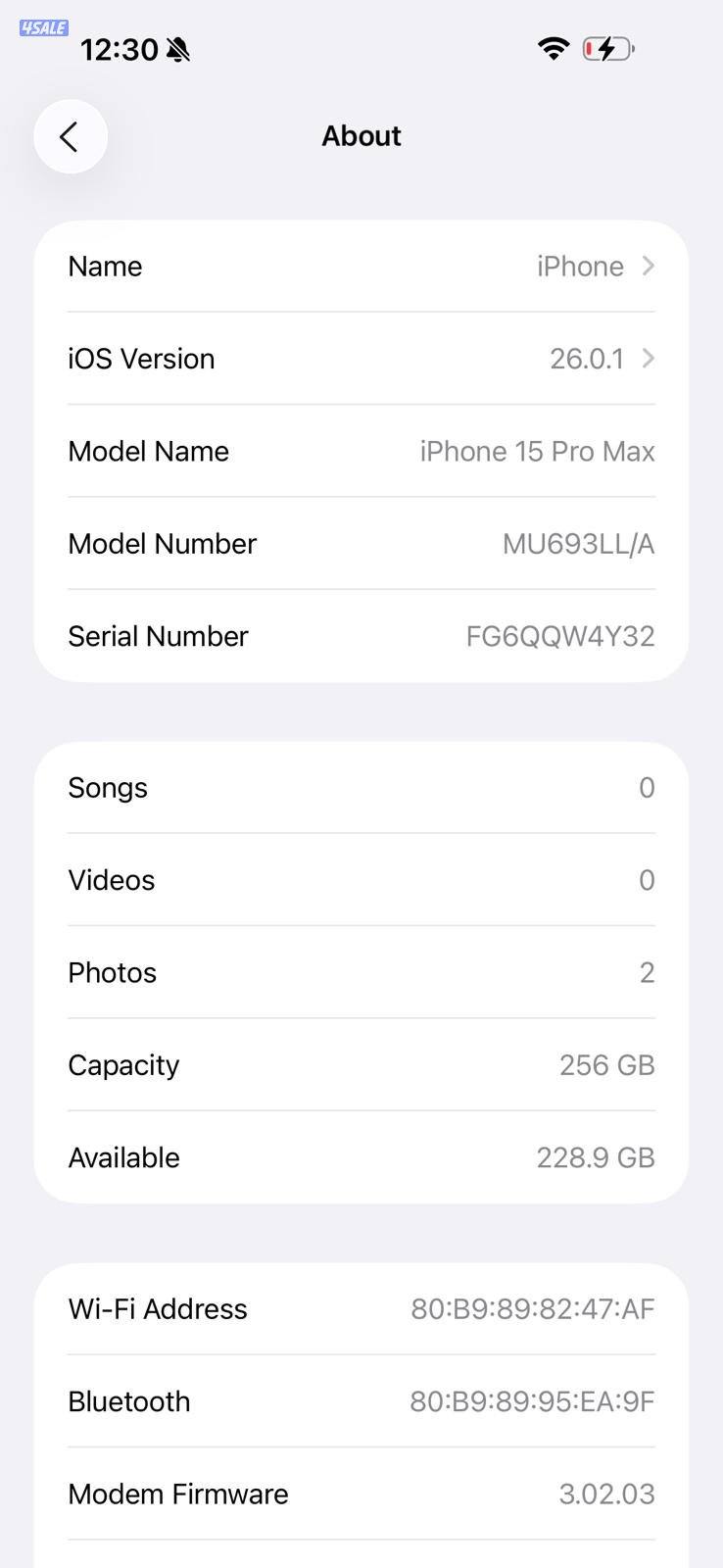 ايفون 15 برو ماكس – 256 جيجا – تيتانيوم أزرق  iPhone 15 Pro Max 256GB10