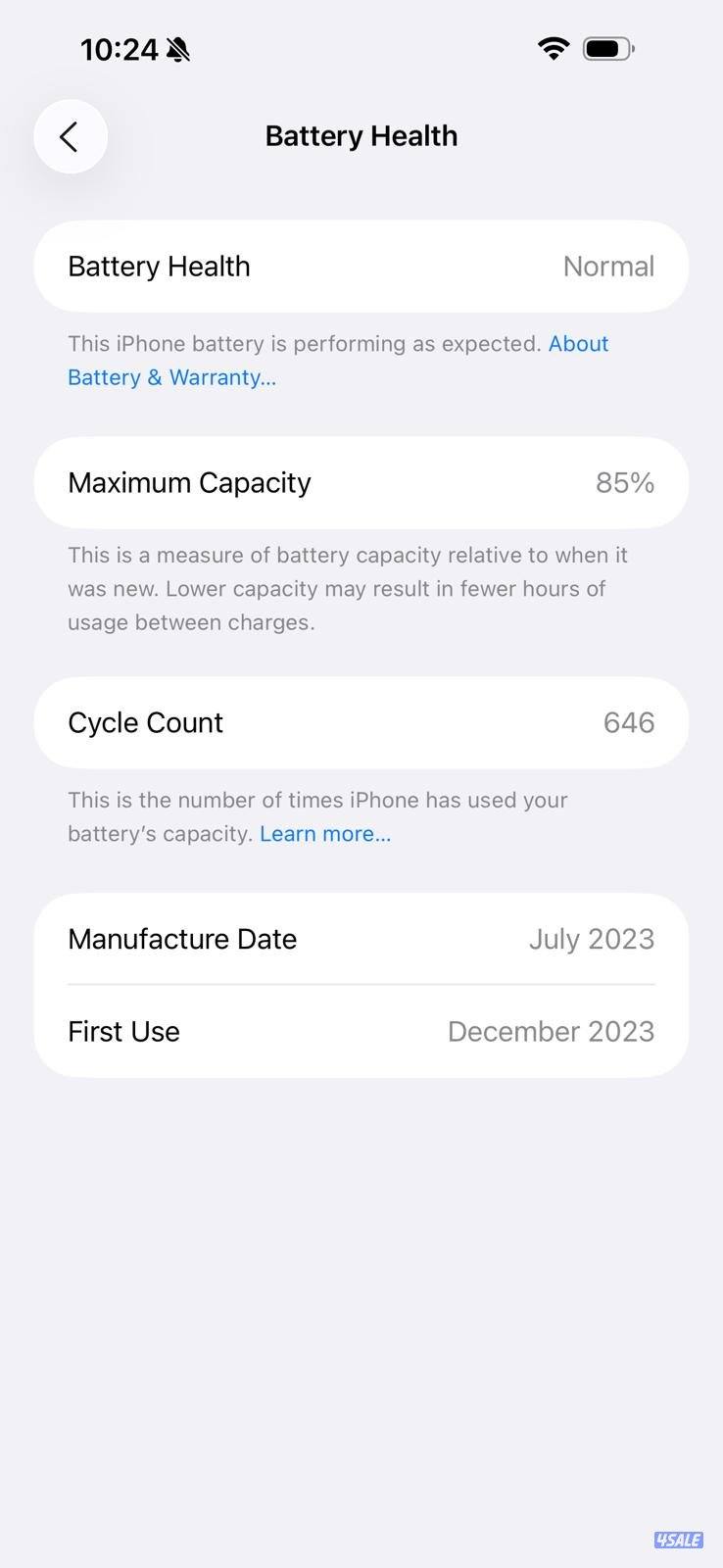ايفون 15 برو ماكس – 256 جيجا – تيتانيوم أزرق  iPhone 15 Pro Max 256GB11