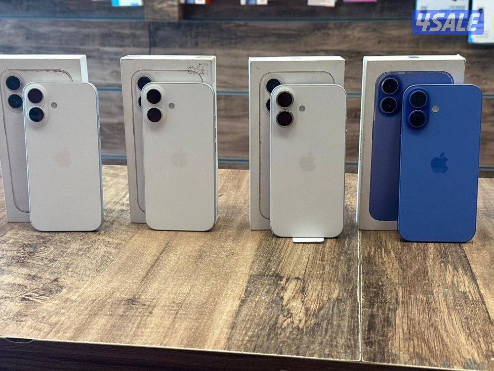 ايفون 16 كالجديد بطارية 100‎%‎ ولاخدش مع جمايات وكفر ا0