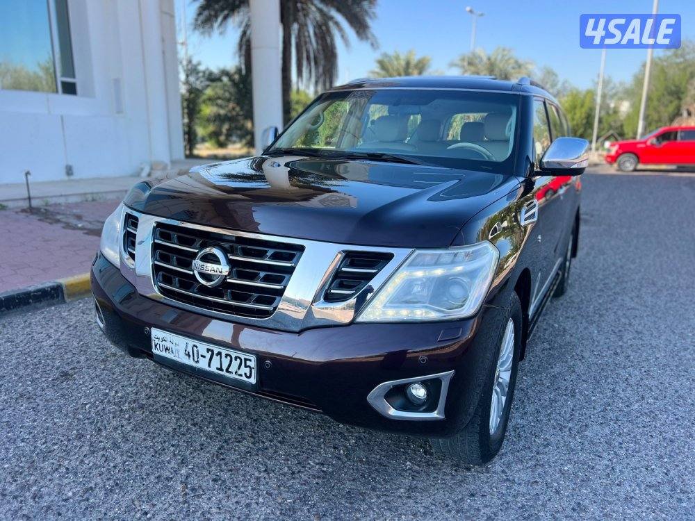 نيسان باترول موديل ٢٠١٦ ماشي ٢٢٠ الف  بلاتينيوم  فتحه جلد بصمه كامره5