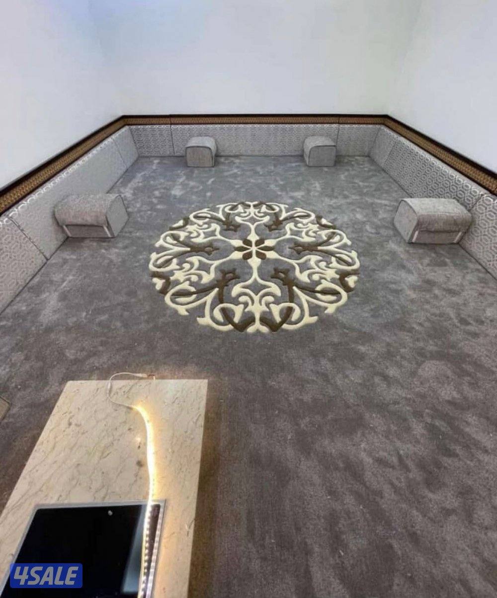 للسجاد باحدث المديلاتً يوجد نقشات حفر ثيل صناعي فني تركيب توصيل1