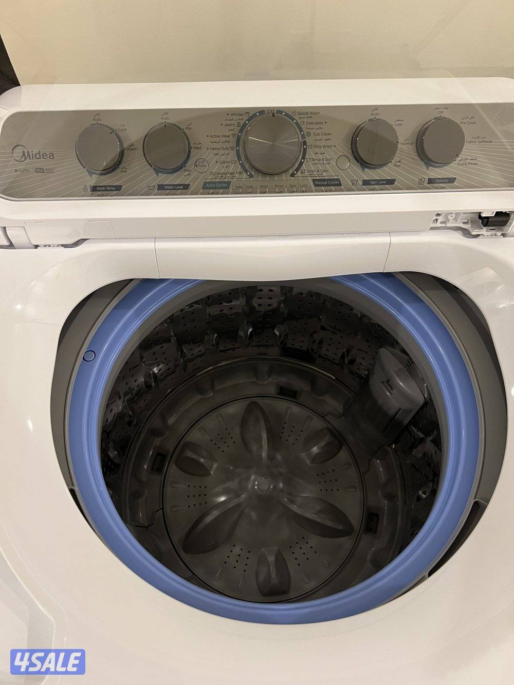 للبيع غسالة ميديا 18 كيلو تحميل علوي (شبه جديده)1