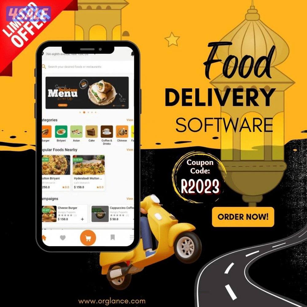 احصل على نظام توصيل الطعام المبتكر 🚀، بمميزات تفوق تطبيقات السوق!0