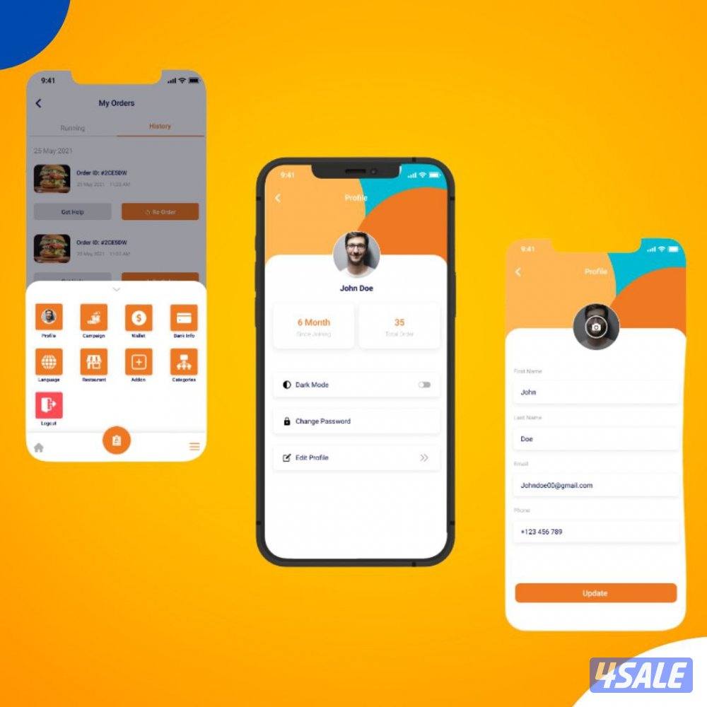 احصل على نظام توصيل الطعام المبتكر 🚀، بمميزات تفوق تطبيقات السوق!4