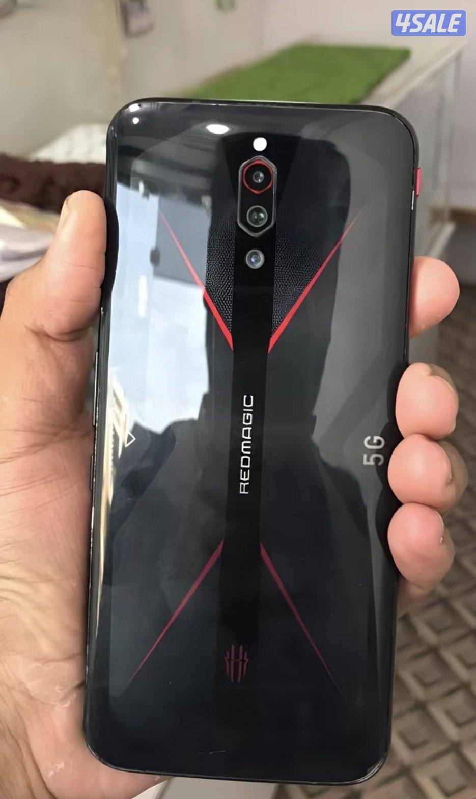 للبيع رد مجك 5G اللون اسود الملكي الجهازفي هاك ببجي جديد مايحتاج له شي0