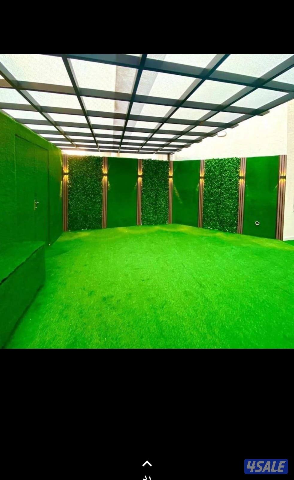 تنسيق حدائق داخليه وعامه وتركيب التيل الصناعي والسور التركى وشبكات الر4