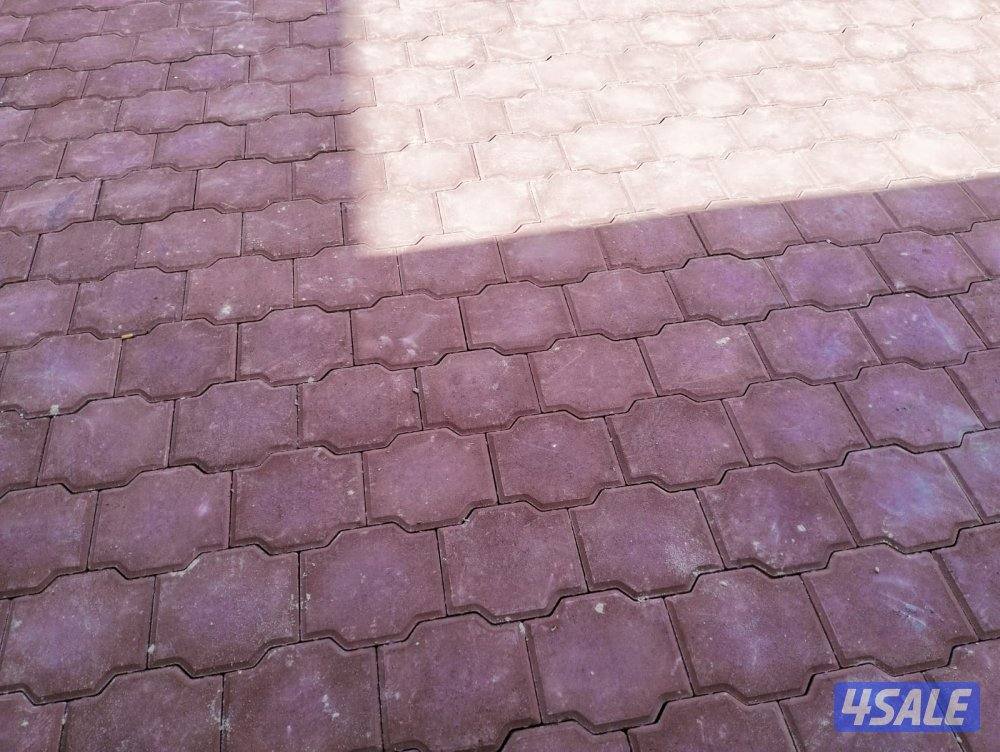 معلم ومقاول بلاط متداخل وكربستون جميع انواع البلاط بمواد وبغير مواد3