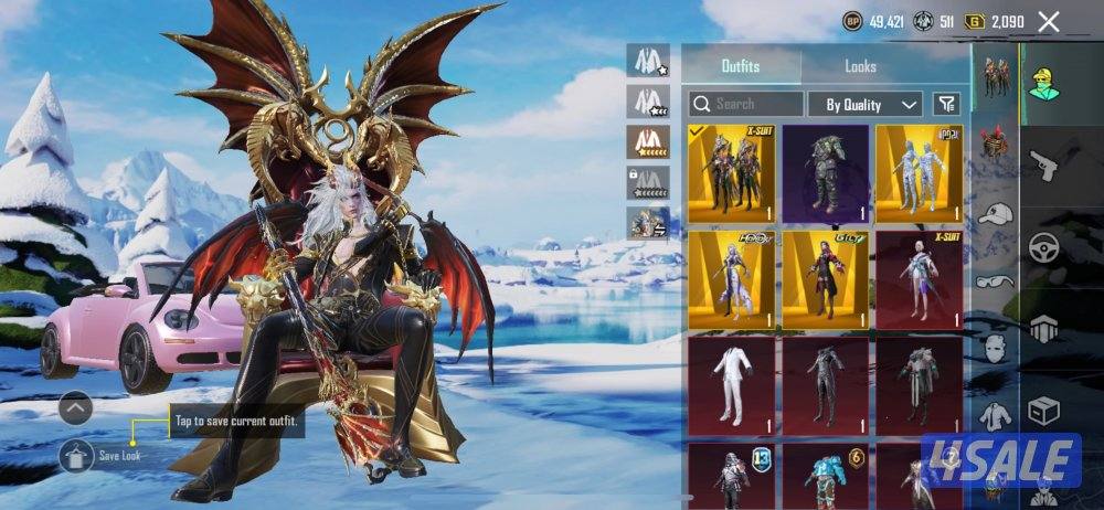 بيع حساب ببجي اسلوب خرافي2