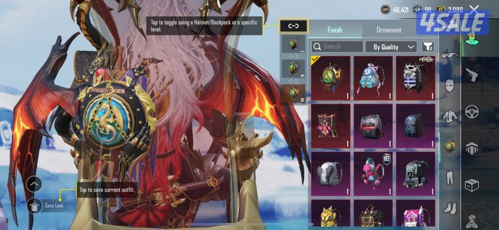 بيع حساب ببجي اسلوب خرافي4