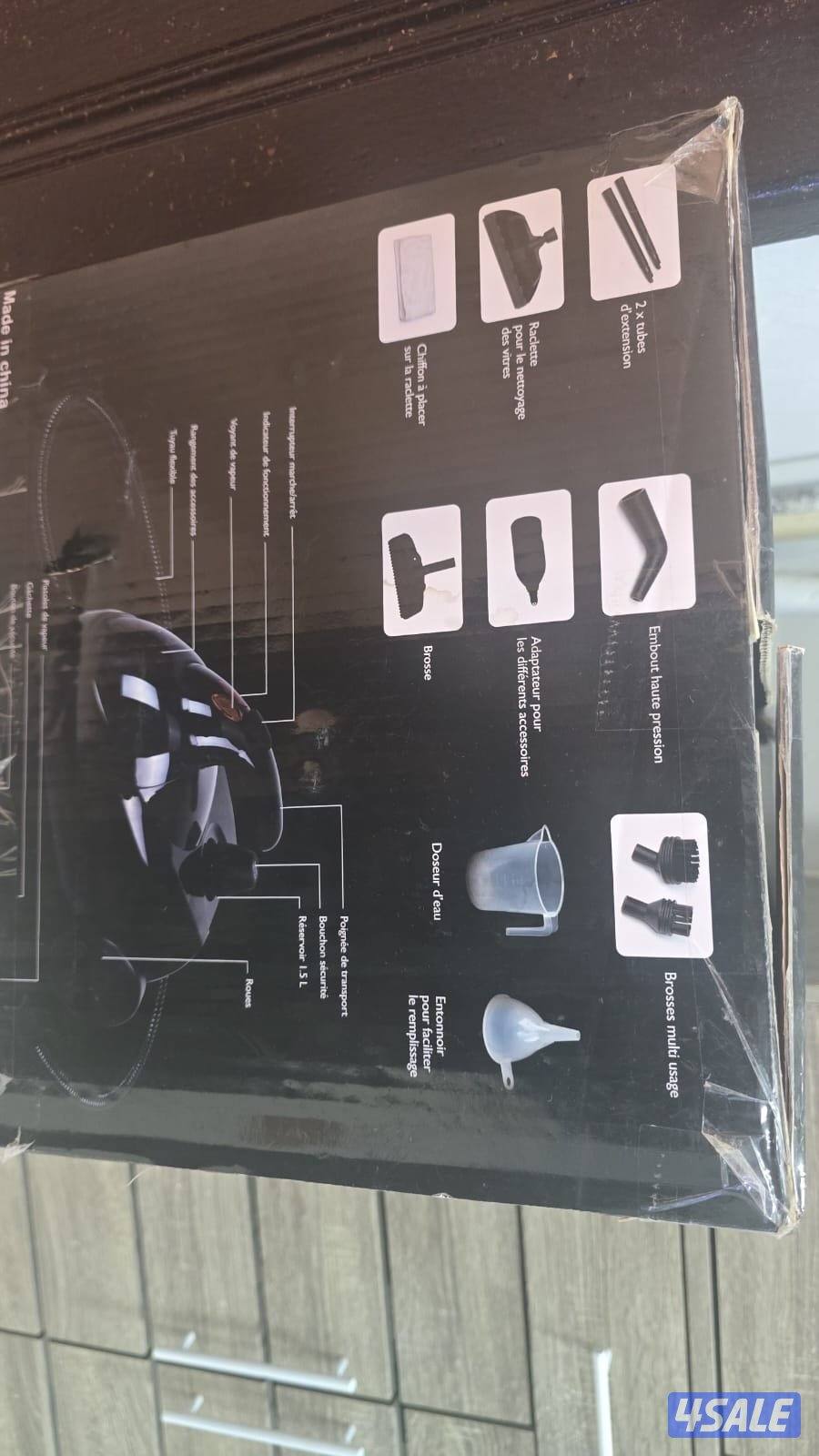 ‏جهاز تنظيف بالبخار ماركة ميزا استعمال نظيف كامل القطع3